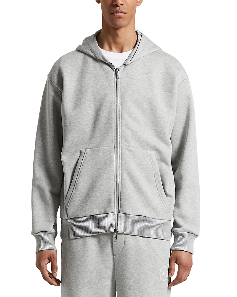 Peserico Cotton Front Zip Hoodie