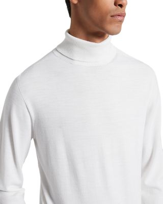 Brushed Fleece Turtleneck Sweater