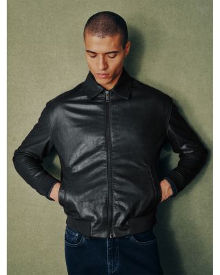 Robb Leather Bomber Jacket