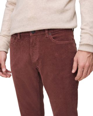 Nick Slim Fit Corduroy Jeans in Syrah
