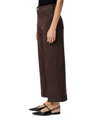 Anessa Cropped Wide Leg Jeans in Richoclate