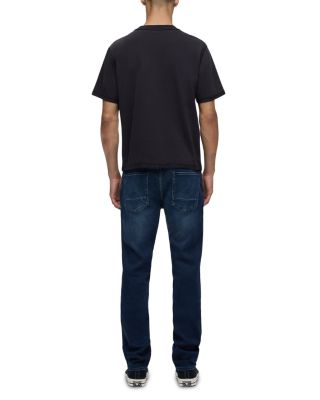 Blake Slim Straight Fit Jeans in Blue Shadow