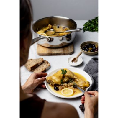 Castel Pro ULTRAPLY 5.5 Qt. Stainless Steel Saute Pan