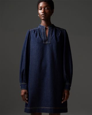 Denim Shift Mini Dress