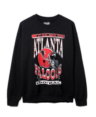  Unisex NFL Atlanta Falcons Helmet Flea Market Crew Fleece Sweatshirt