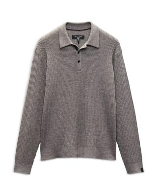 Crawford Wool &amp; Cashmere Blend Polo Sweater