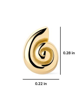  Gold Ariel Hoops Statement Earrings