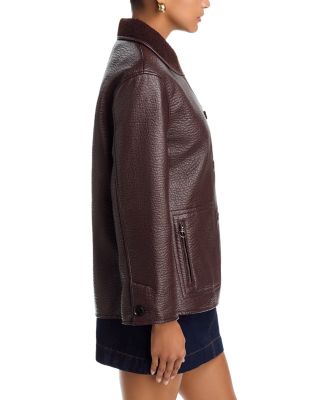 Luis Faux Leather Jacket