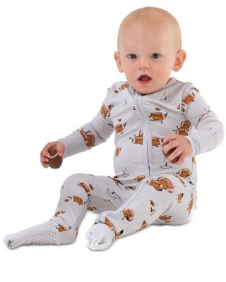 Girls' Playing Football Zipper Footie - Baby