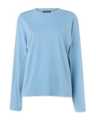 Relaxed Long Sleeve Cotton Tee