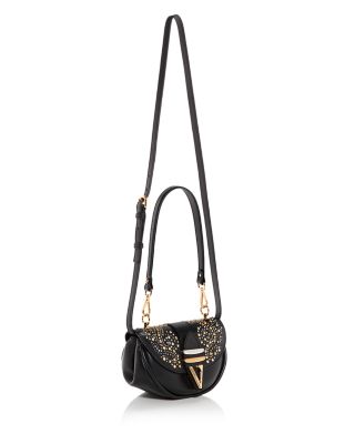 Virtus Embellished Leather Shoulder Bag