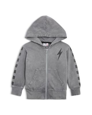 Boys' Check Zip Hoodie - Little Kid