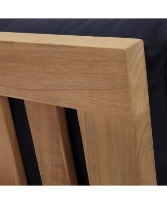 Marina Outdoor Patio Teak Right-Facing Sofa