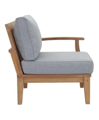 Marina Outdoor Patio Teak Right-Facing Sofa