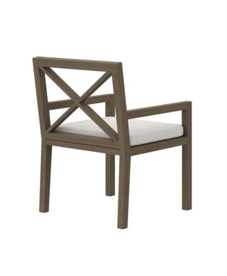 Northlake Outdoor Patio Teak Dining Armchair
