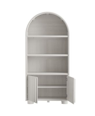 Bellamy Tall Arched Display Cabinet Bookcase