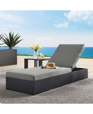 Tahoe Outdoor Patio Powder-Coated Aluminum Chaise Lounge Chair