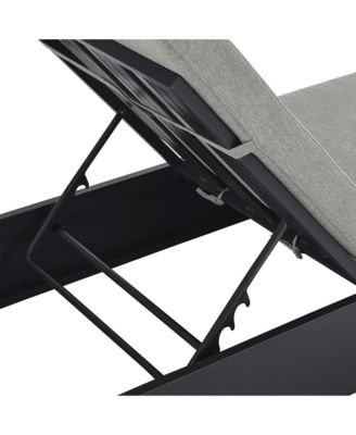 Tahoe Outdoor Patio Powder-Coated Aluminum Chaise Lounge Chair