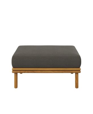 Wren Outdoor Patio Teak Wood Ottoman