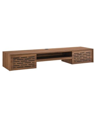 Merit 60" Wall Mount Wood Office Desk