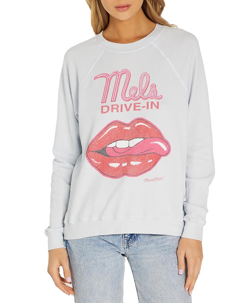 Lauren Moshi Anela Mels Drive-in In Ice Blue