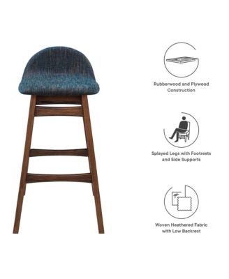 Juno Wood Bar Stool, Set of 2