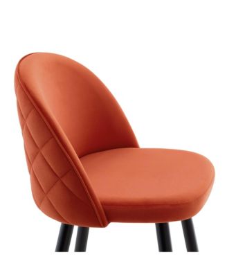 Cordial Performance Velvet Bar Stools, Set of 2