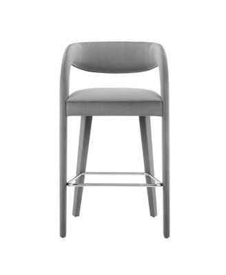 Pinnacle Performance Velvet Bar Stool, Set of 2