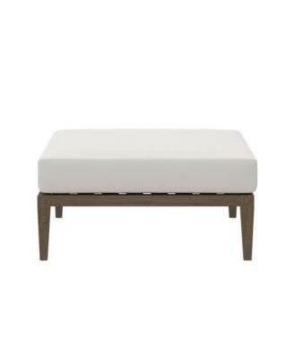 Northlake Outdoor Patio Teak Ottoman