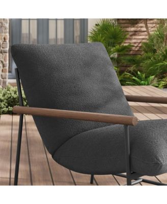Raya Outdoor Patio Boucle Sling Lounge Chair