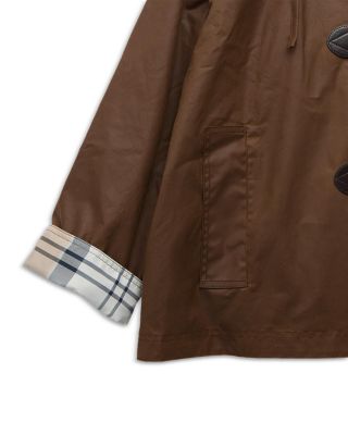 Myra Waxed Hooded Duffle Coat