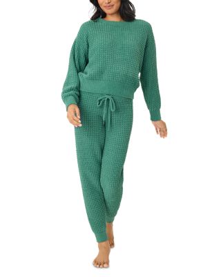 Cozy Chenille Waffle-Knit Pajama Set