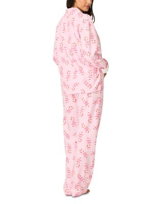 Printed Flannel Pajama Set