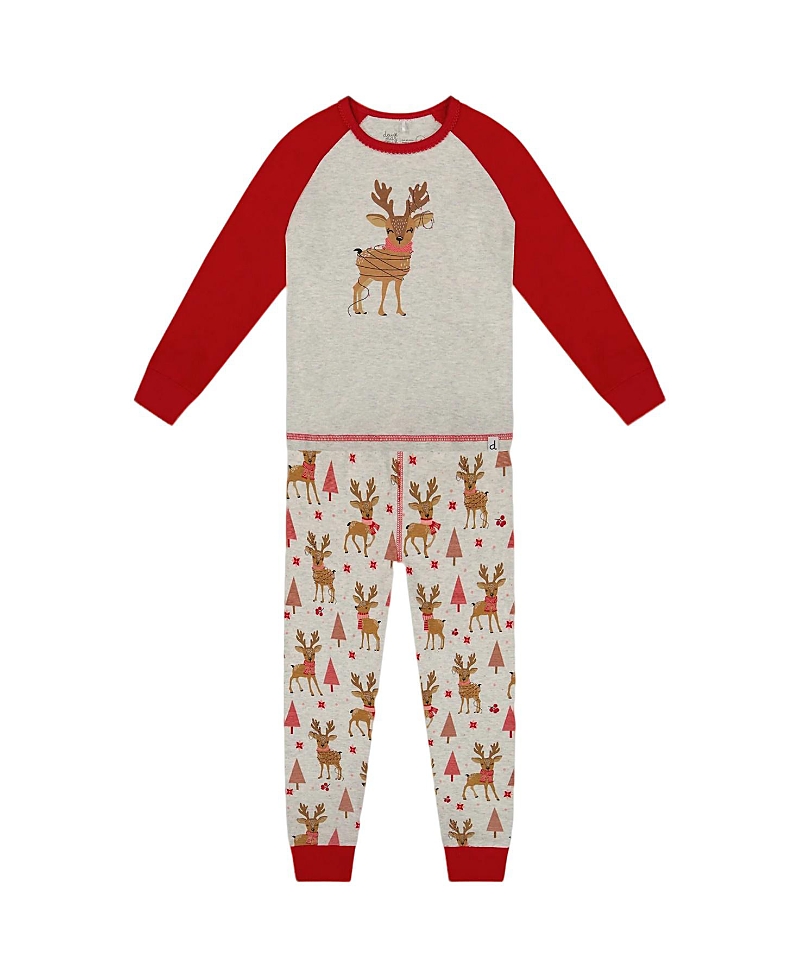 Deux par Girls' Organic Cotton Two-Piece Pajamas