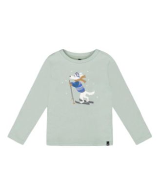 Boys' Long Sleeve Organic Cotton Jersey Tee - Little Kid, Big Kid