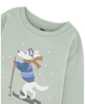 Boys' Long Sleeve Organic Cotton Jersey Tee - Little Kid, Big Kid