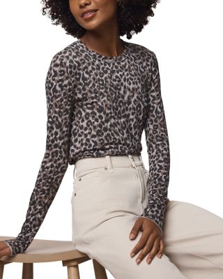 Leopard Print Long Sleeve Tee