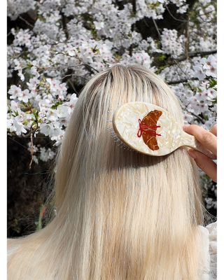 Large Amazing Hair Day Brush - Croissant