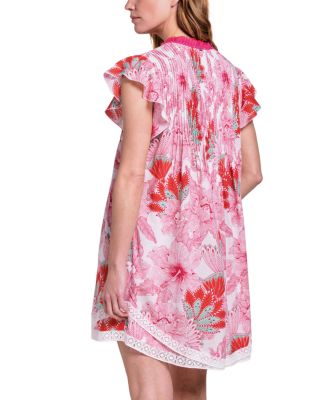 Sasha Pintuck Mini Dress