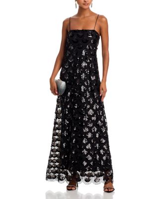 Sequinned Slip Dress