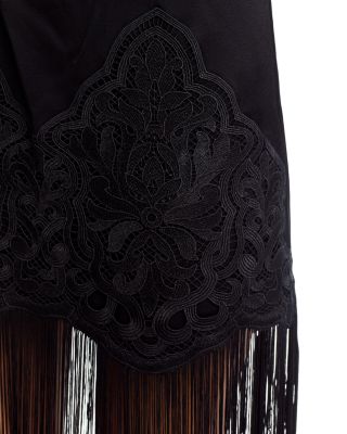 Nino Fringe Trim Dress