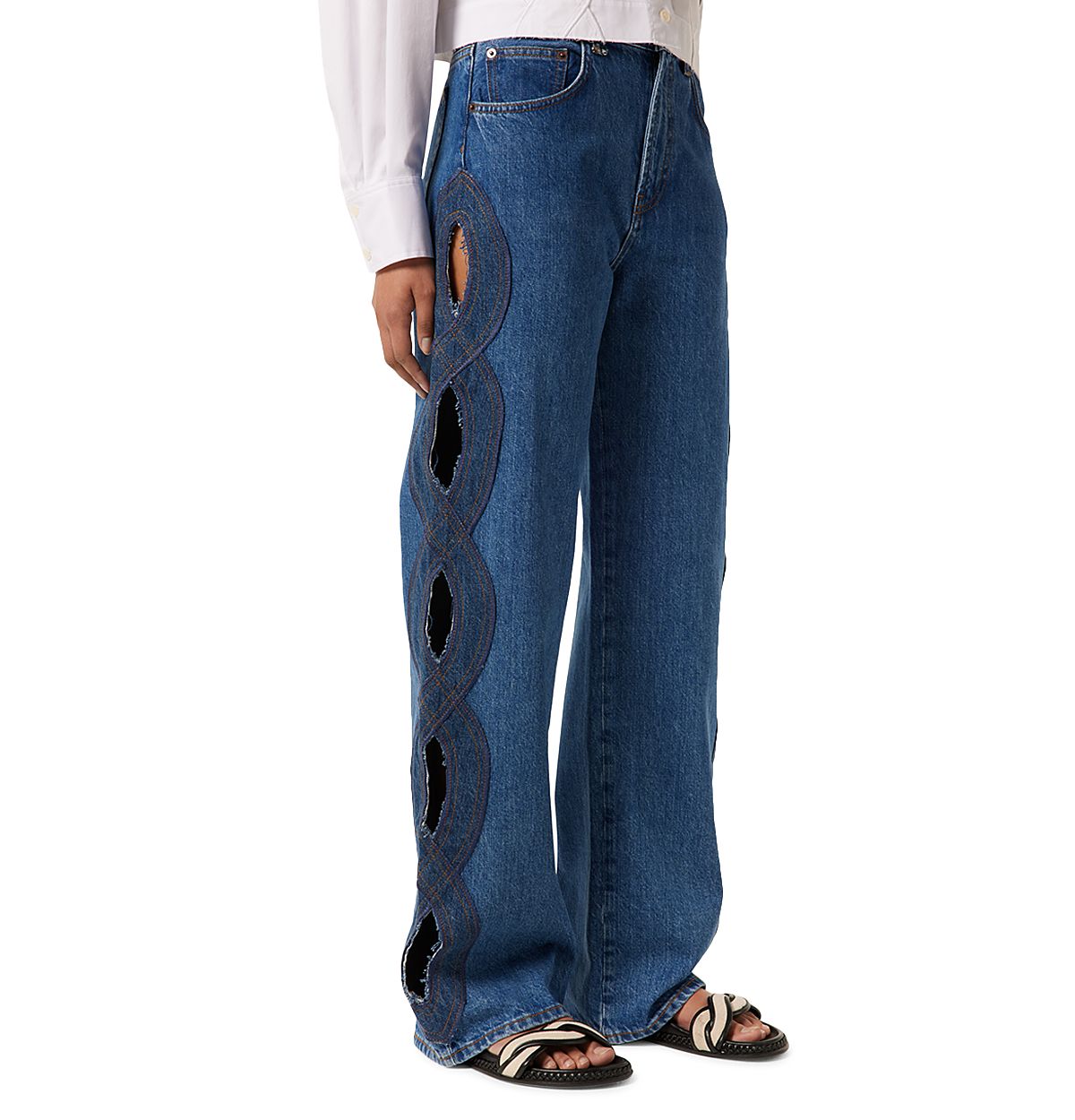 TRESSE Pouja High Rise Wide Leg Jeans
