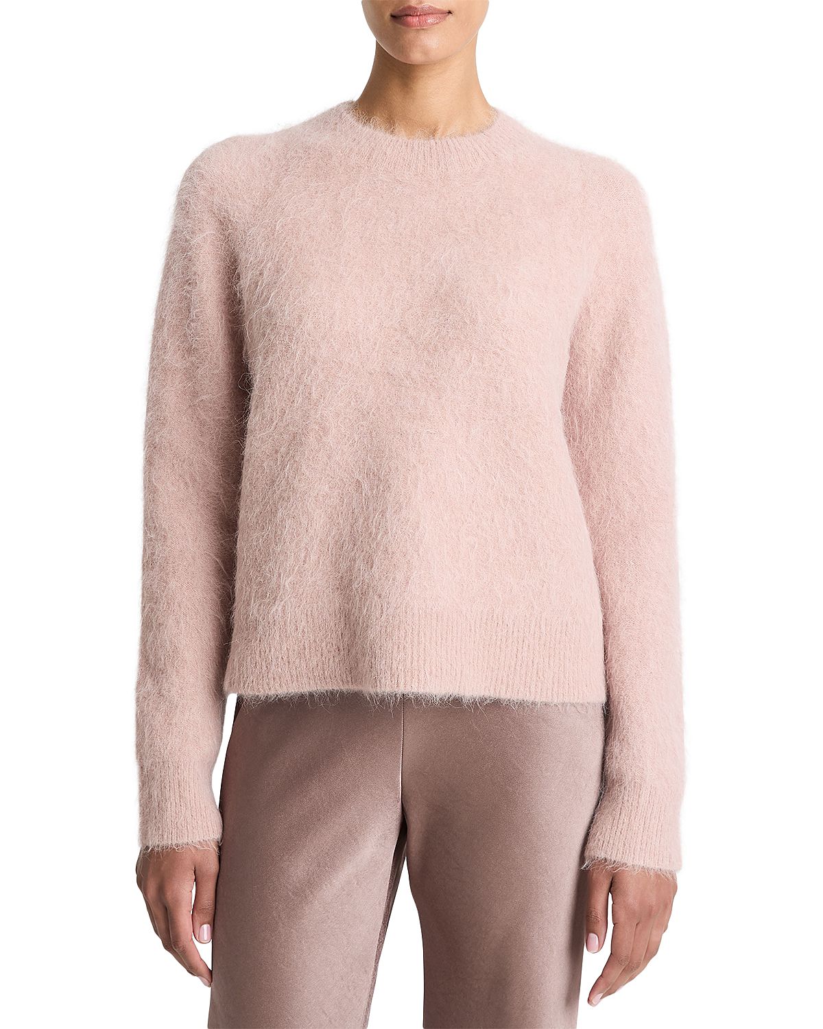 Vince Crewneck Brushed Sweater