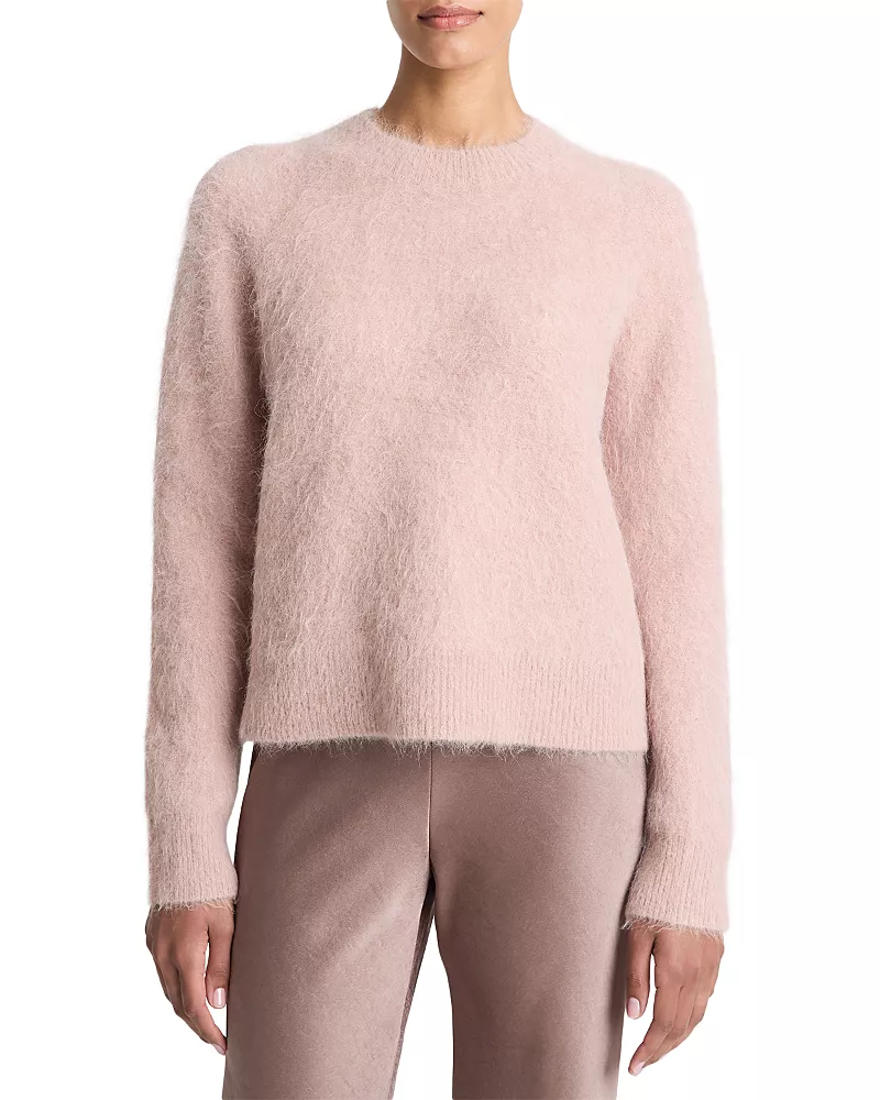 Vince Crewneck Brushed Sweater