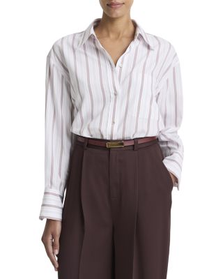 Oversized Striped Shirt