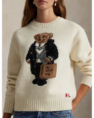 Polo Bear Wool Cashmere Crewneck Sweater - Exclusive