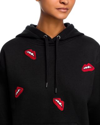 Embellished Lips Hoodie - Exclusive