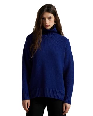 Wool Cashmere Turtleneck Sweater