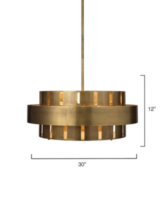 Orbit Steel 4-Light Chandelier