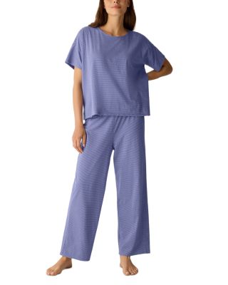 Jewel Neck Ankle Pant Sleep Set